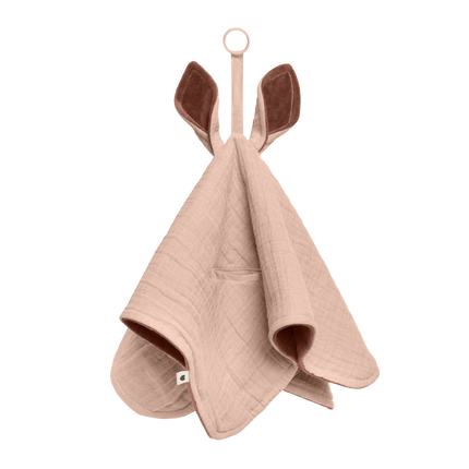 BIBS Hydrofielen Doek Kangaroo Blush/Woodchuck 40x40cm