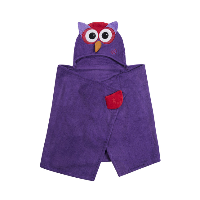 Zoocchini Badcape Baby Olive The Owl Katoen