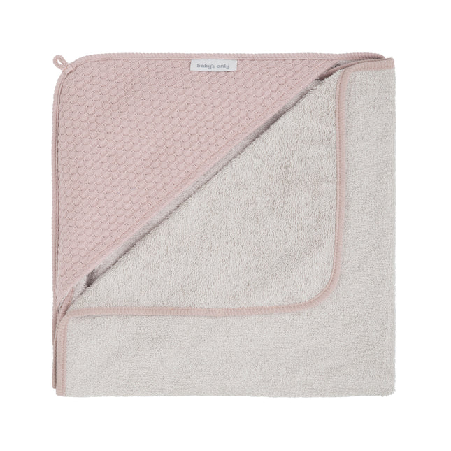 Baby's Only Badcape Baby Sky Oud Roze 75X85cm