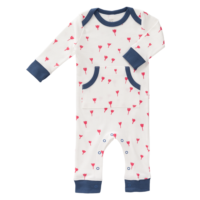 Fresk Baby Pyjama Zonder Voet Tulip Red