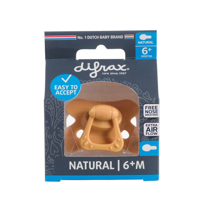 Difrax Speen 6+ Uni Naturel Honey Geel