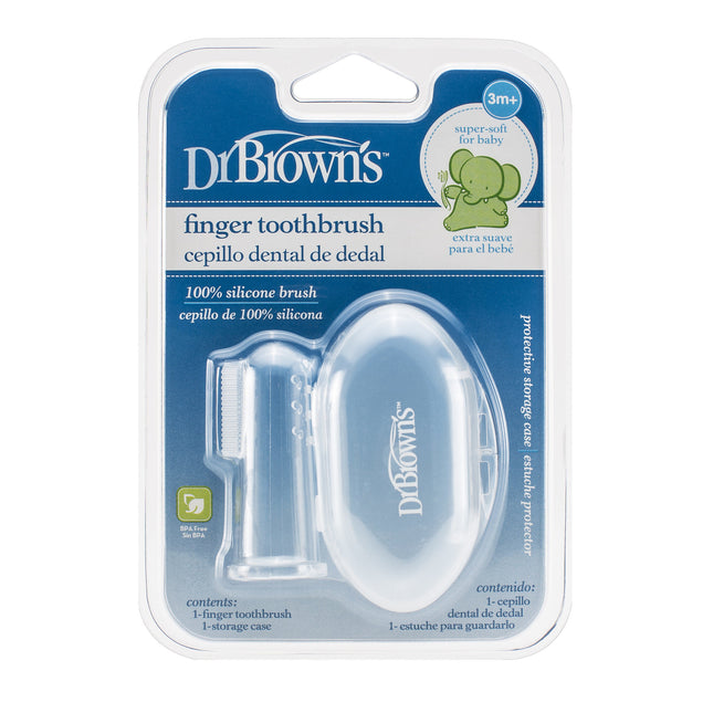 Dr. Brown's brosse à dents du bout des doigts