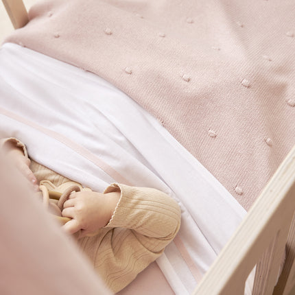 Meyco Couverture de lit Mini Knots Soft Pink
