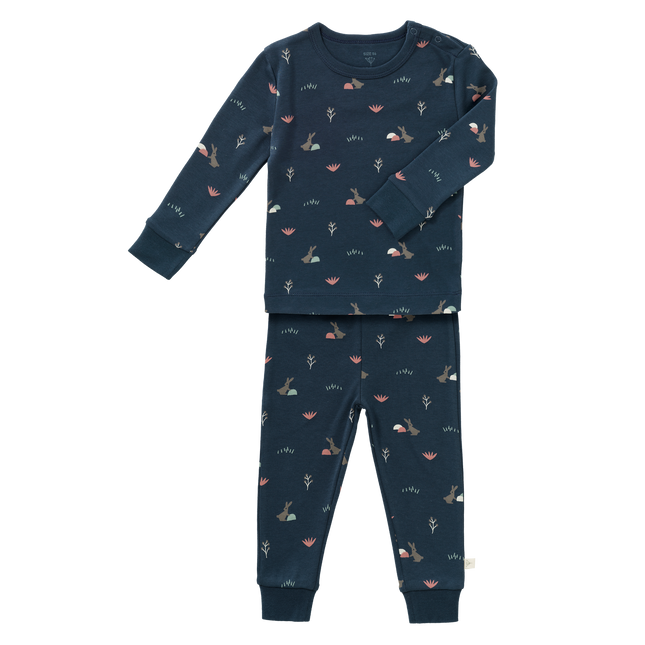 Fresk Baby Pyjama Rabbit Mood Indigo 2-delig