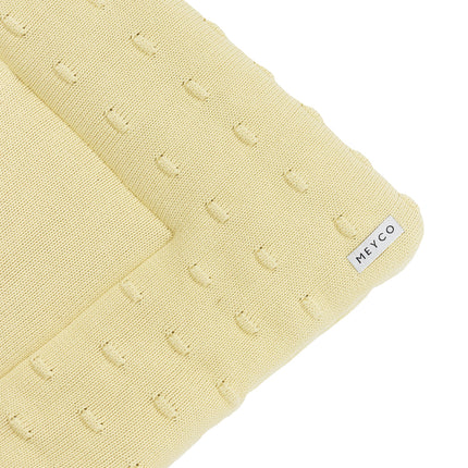 Meyco Boxkleed Knots Soft Yellow