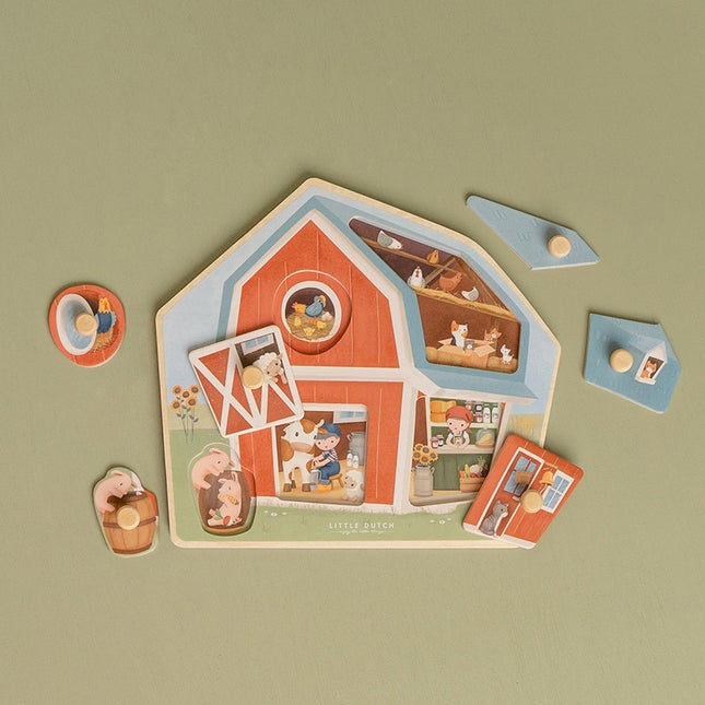 Little Dutch Puzzel Hout Little Farm