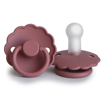 Frigg Speen Maat 2 Daisy Dusty Rose Silicone