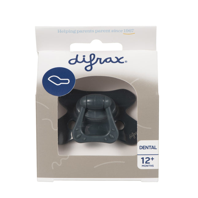 Difrax Speen 12+ Dental Uni Evening Blauw