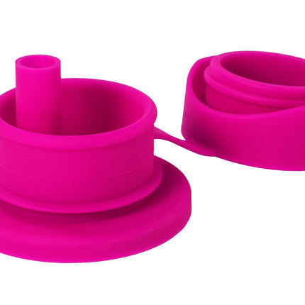 Pura Accessoire d'alimentation pour biberon Silicone Sport Straw Cap Pink