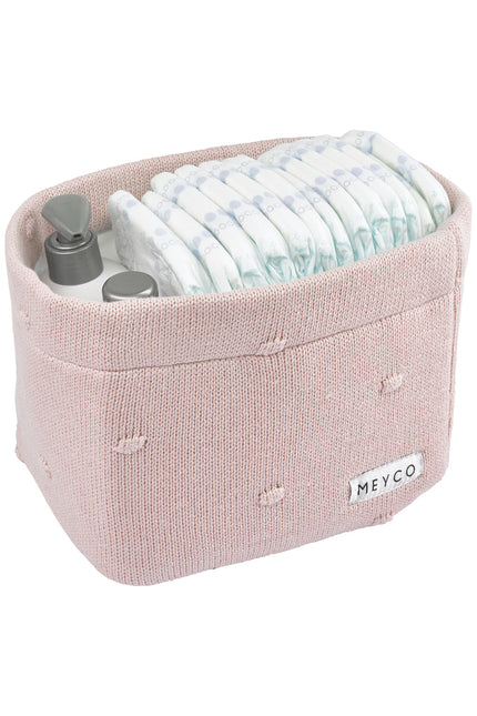 Meyco Commodemandje Medium Mini Knots Soft Pink