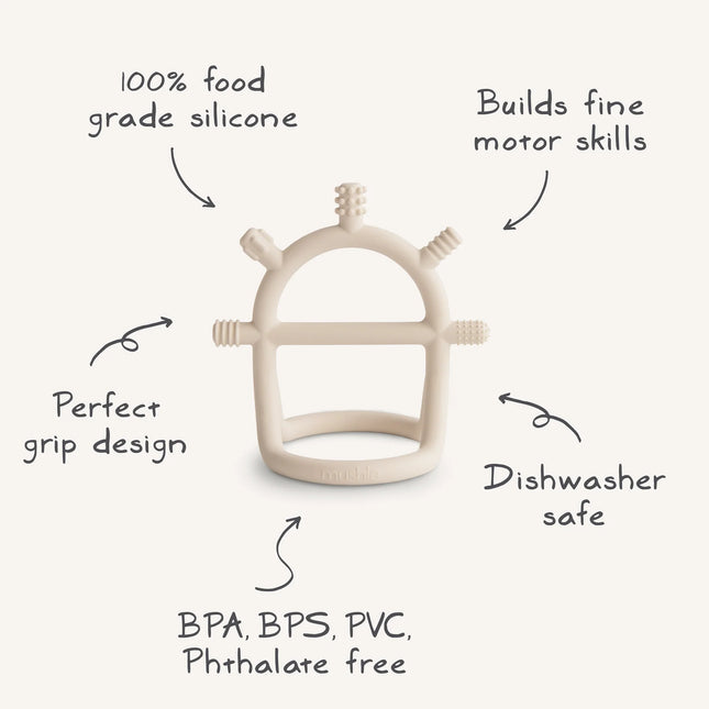 Mushie Bijtring Sensory/Shifting Sand