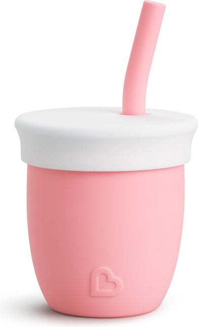 Munchkin Rietjesbeker Silicone Pink