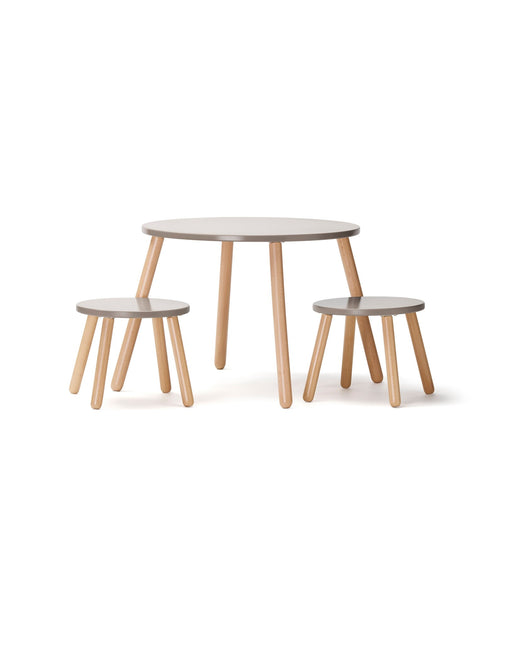 Kid's Concept Tafel Set met Krukken Lichtbruin