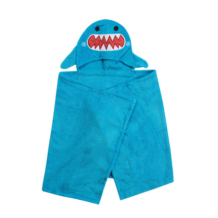 Zoocchini Badcape Baby Sherman The Shark Katoen