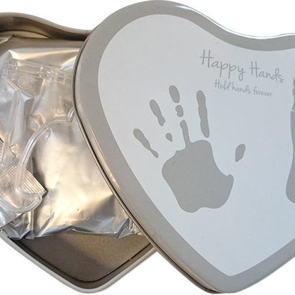 Dooky Geschenkdoosje Heart Shape Silver Happy Hands