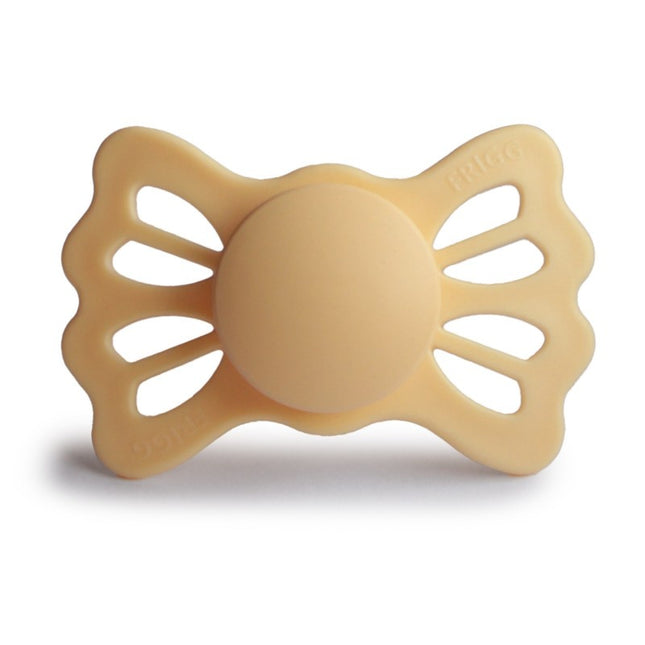 Frigg Speen Maat 2 Lucky Symmetrical Pale Daffodil Silicone