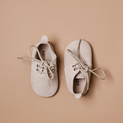 Baby Dutch Baby Schoentjes Nova Ecru Suede