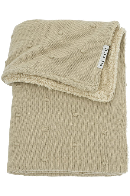 Meyco Wiegdeken Teddy Mini Knots Sand