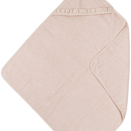 Meyco Badcape Baby Badstof Ruffle Soft Pink