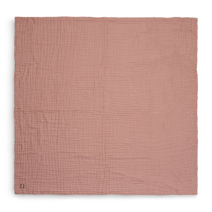 Jollein Wiegdeken Wrinkled Cotton Rosewood 75x100cm