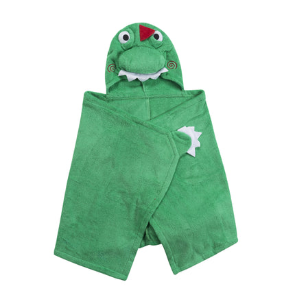 Zoocchini Badcape Baby Devin The Dinosaur Katoen