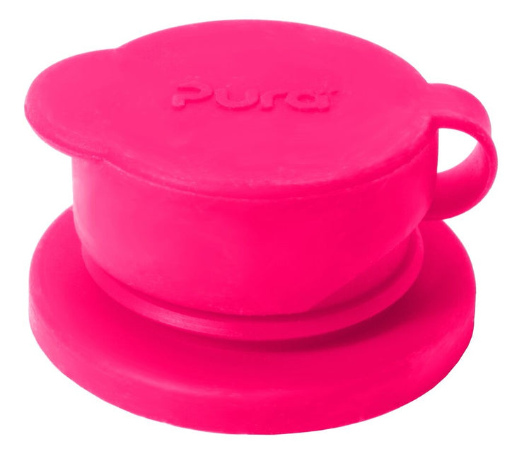 Pura Accessoire pour l'alimentation au biberon Capuchon de sport en silicone rose