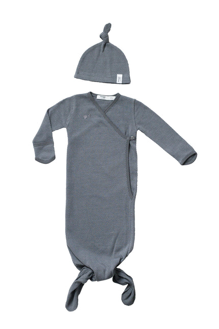 Snoozebaby Slaapzak Baby Cocon Incl Hat Storm Grey 60cm