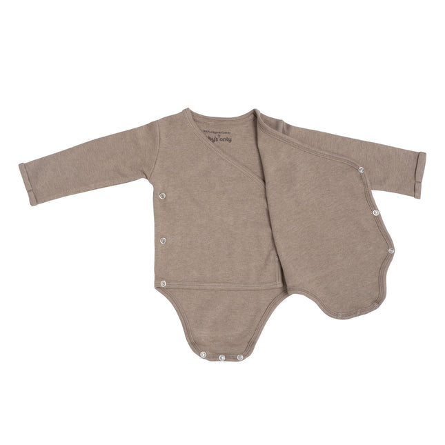 Baby's Only Romper Lange Mouw Melange Clay