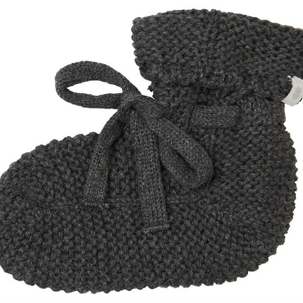 Noppies Babyslofjes Nelson Dark Grey Melange