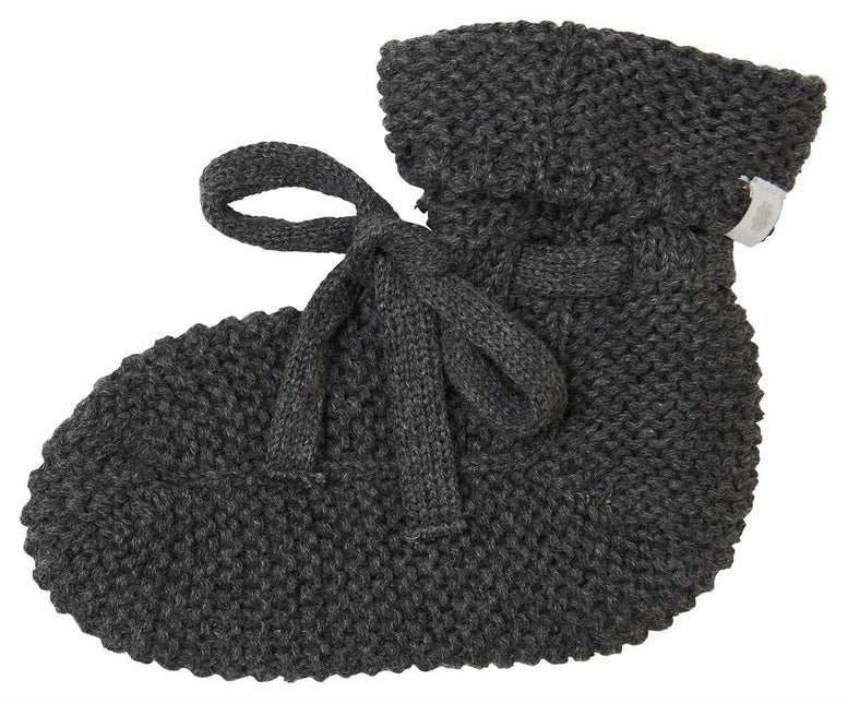 Noppies Babyslofjes Nelson Dark Grey Melange