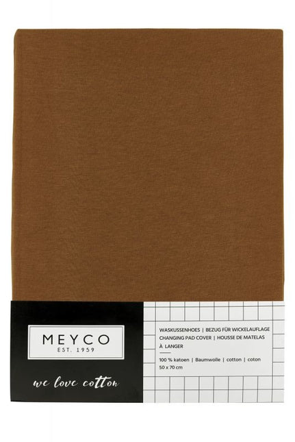 Meyco Aankleedkussenhoes Basic Jersey Camel