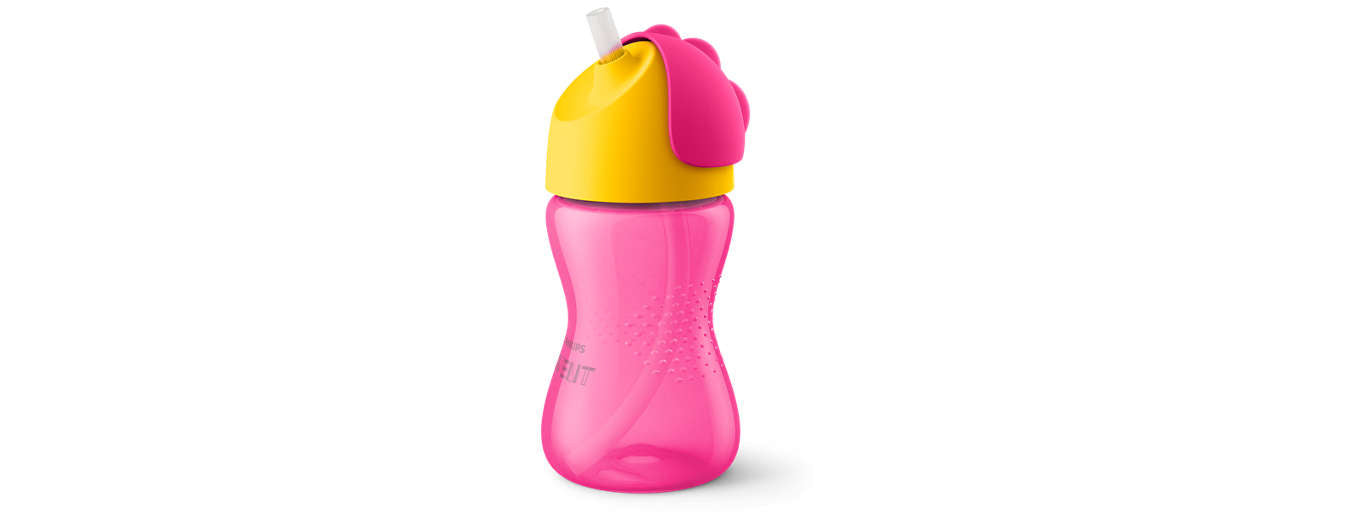 Philips Avent Rietjesbeker 300ml 12m+ Roze