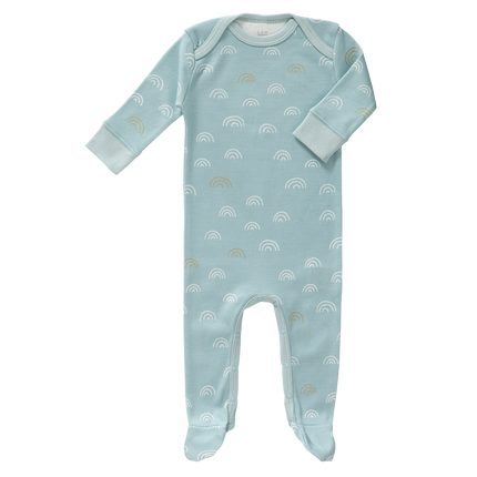 Fresk Baby Pyjama Met Voet Rainbow Ether Blue