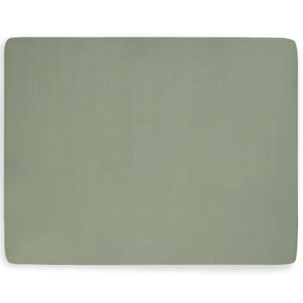 Jollein Hoeslaken Jersey Boxmatras Ash Green 75x95cm 2st