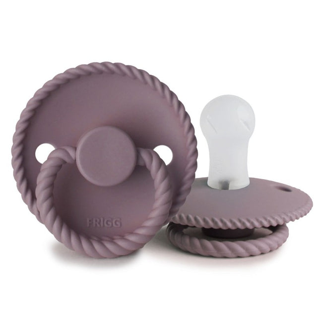 Frigg Speen Maat 1 Rope Twilight Mauve Silicone