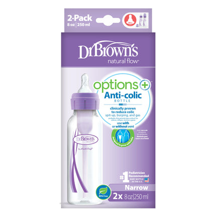 Dr. Brown's Options+bouteille standard 250ml duopack violet