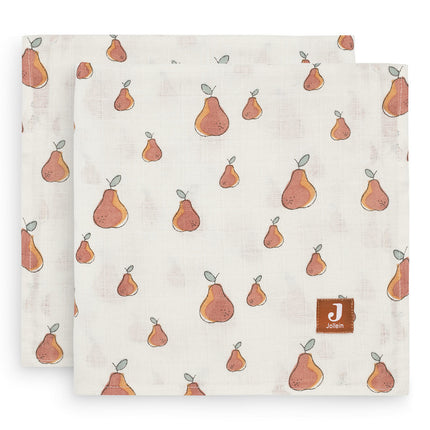 Jollein Hydrofiele Doek Pear 115x115cm 2st