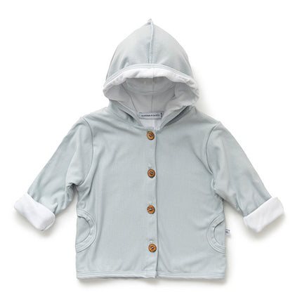 Bamboom Baby Vestje Met Capuchon Licht Blauw