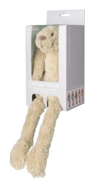 Happy Horse Knuffel Beige Rabbit Richie met Nachtlampje en Geluid 34cm