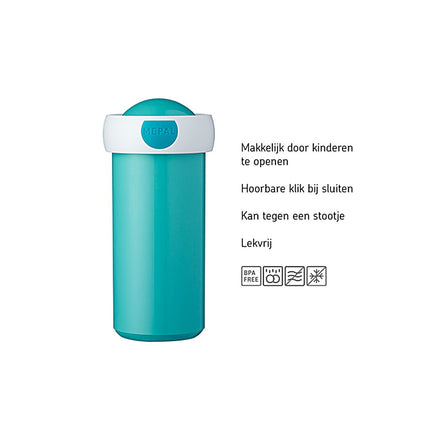 Mepal Schoolbeker Campus 300ml Turquoise