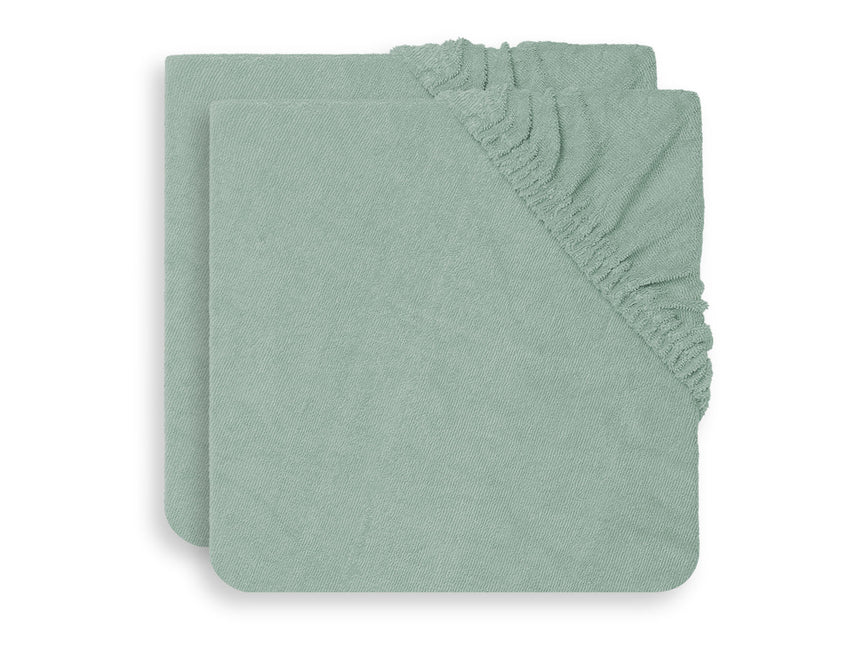 Jollein Aankleedkussenhoes Badstof Ash Green 75x85cm 2st