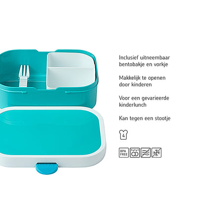 Mepal Lunchbox Campus Turquoise