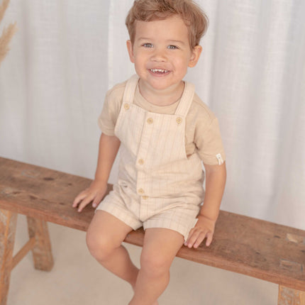 Little Dutch Baby Jumpsuit Sand Stripes