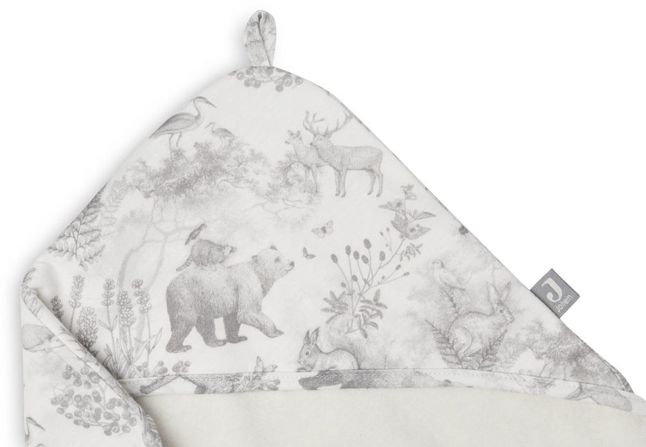 Jollein Badcape Baby Forest Animals 75x75cm