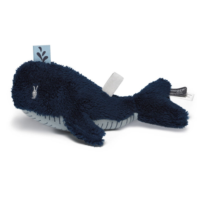 Snoozebaby Knuffeldoekje Wally Whale Midnight Blue