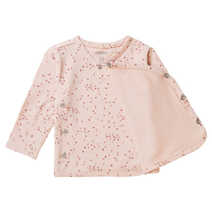 Noppies Overslag Shirt Baby Lange Mouwen Nantes Rose Smoke