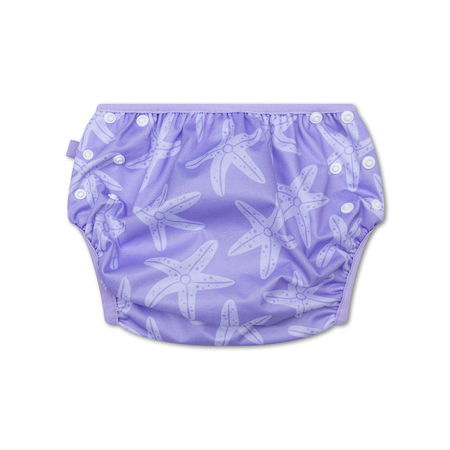 Swim Essentials Couche de natation lavable Lilac Sea Star Taille ajustable