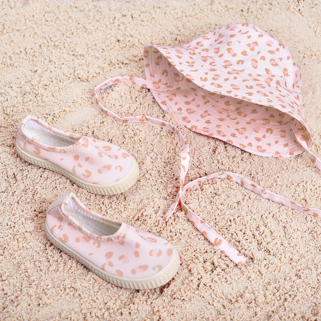 Swim Essentials Zonnehoedje Baby Panterpint Old Pink