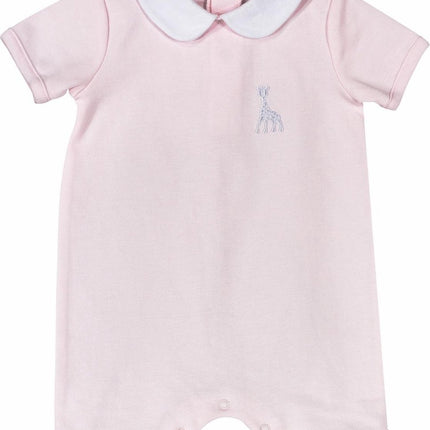 Sophie de Giraf Baby Jumpsuit 1-Delig Pakje Met Kraagje Roze