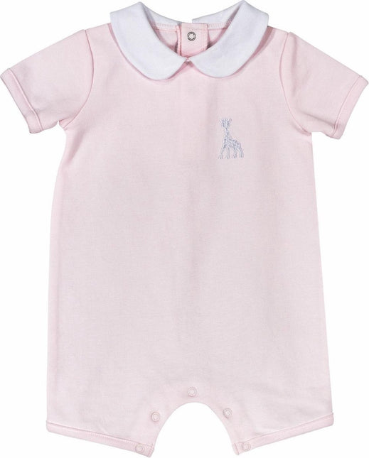 Sophie de Giraf Baby Jumpsuit 1-Delig Pakje Met Kraagje Roze